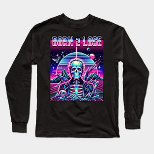 Futuristic post-apocalyptic landscape for those born 2 lose. Long Sleeve T-Shirt